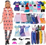 18 Pcs Doll Clothes and Accessories