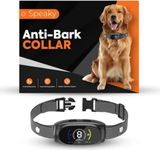 SPEAKY New 2025 No Shock Anti bark Collar, Dog bark Collar, Anti Barking Collars with 8 Sensitivities, 3 Adjustable Modes Beep & Vibration - Effective & Humane, bark Collar.