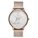 MVMT Stainless Steel Boulevard Analog Rose Gold Dial Women Watch-D-Mb01-Rgma, Rose Gold Band