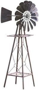 Red Carpet Studios 34291 Metal Rustic, Small Windmill