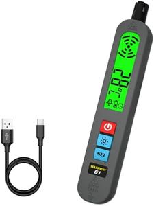 MAXRIENY Détecteur de Gaz Rechargeable Détecteur de Fuite de Gaz Naturel avec Vibration Alarme Visuelle et Sonore Stylo Détecteur de Multigaz pour Maison Butane Propane Camping Car