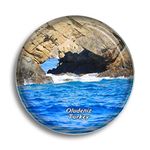 Fridge Magnet Turkey Oludeniz Glass Magnets for Refrigerator Souvenirs Cute Crystal Magnet Decor for Whiteboard Office Home Gift