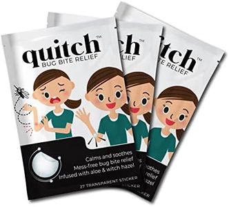 quitch 3x27ct Bulk Pack, Bug Bite Itch Relief Patch Kids, Summer Travel Essentials for Kids, Mosquito Bug Bite Thing Suction Tool Alternative, Summer Camp Essentials Itch Relief for Kids and Baby