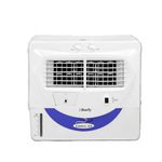 Bhaburly Chill 55L Window Air Cooler for Home Powerful Air Throw Dual Side Water Inlet Wood Wool 1350 RPM 200 W 1 Year Warranty 8" Blower 3200 cmh Inverter Compatible 1 yr Warranty