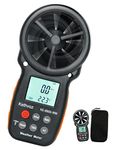 Handheld Anemometer Wind Speed Meter, Kethvoz Digital Windspeed Tester w/Barometer Altimeter Measure Air Velocity Temp Altitude Humidity for HVAC Air Vent Drone Shooting Hiking 866B-WM