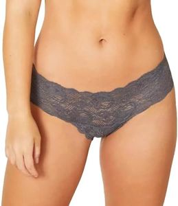 Cosabella Women's Never Say Never Low Rise Hottie Hotpant Panty, Anthracite, Small/Medium