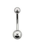 Pierced Owl - EO Gas Sterilized G23 Titanium Belly Button Ring, Metal, no gemstone