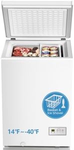 Antarctic Star Chest Freezer 3.2 Cubic Feet,Low Temperature Freezer, White
