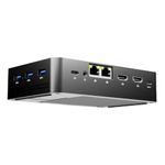 SKULLSAINTS Nebula Mini PC & NAS Hybrid with 13th Gen N150, 12GB LPDDR5, Quad M.2 Slots (Up to 16TB), Dual 2.5G i226 LAN, WiFi 6, BT 5.2, USB3.2, HDMI 4K, Type-C PD