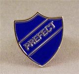 Metal Enamel Pin Badge Brooch Prefect (BLUE)