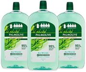 Palmolive Antibacterial Liquid Hand Wash Soap 3L (3 x 1L packs), Sea Minerals Refill and Save, No Parabens Phthalates and Alcohol, Recyclable Bottle