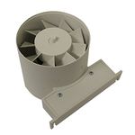 Manrose ID100T Inline Fan with Electric Time and Bracket