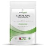 Bodygenix Astragalus 1000mg Capsules - 100% Natural Food Supplement for Immune System Skin Heart Health - High Dose Chinese Supplement 60 Capsules