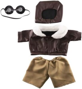 Aviator / Pilot Outfit with Googles - 16inch/40cm - Teddy Bear Clothes fits Build a Bear