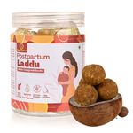 Equisential - Post Pregnancy Methi Ladoo (Fenugreek Seeds) |After Delivery Food For Mother |Post Natal Diet Laddoos |Methi, Gond and Dry Fruit Mix Pure Cow Bilona Ghee Fresh Laddu |In Jaggery | 250GM