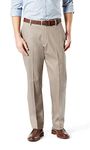 Dockers Men's Classic Fit Signature Khaki Lux Cotton Stretch Pants, Timberwolf, 40W x 30L