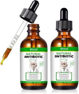 Natural Antibiotics for Cats, Cat Antibiotic Helps Immune System, Cat Antibiotic Supports Allergy Relief, Pet Health Supplies Cats Multivitamin, Cats UTI Antibiotic, Chicken Flavour - 4 Fl Oz / 2 Pack