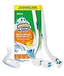 Scrubbing Bubbles Fresh Brush Toilet Bowl Cleaning System Starter Kit, Stain Removing, Citrus Action Scent, Includes: Wand + 4 Refills + 1 Stand