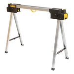 DEWALT Metal Folding Sawhorse, Portable Workstand, 2000 Lb Load Capacity, Lock & Stackable (DWST11155)