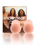 UNDERNEAT Women Reusable Breast Lift Bunny Ups 2.O Skin-Friendly | Seamless and Invisible | Advanced Nipple Pasties | Washable Nipple Covers for Women | Strapless Breast Covers for Backless Beige