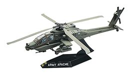 Revell AH64 Apache Helicopter Desktop Plastic Model Kit Brown