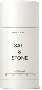 Salt & Stone Aluminum Free Deodorant | Extra Strength 48 Hour Protection for Women & Men | Made with Seaweed Extracts, Niacinamide & Prebiotics | Neroli & Basil