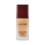 LAKMÉ Invisible Finish Spf 8 Liquid Foundation, Shade 01, Ultra Light Water Based Face Makeup For Glowing Skin - Full Coverage, Natural Finish, 25 Ml