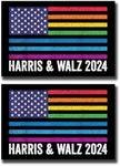 2 Pack Harris Walz 2024 Magnet Kama