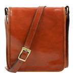 Time Resistance Leather Messenger Bag for Men and Women Shoulder Crossbody Bag