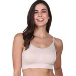 Enamor F037 Ultra Smoothening No Pinch T-Shirt Bra - Padded Wirefree Full Coverage - Almond Skin