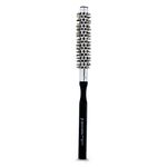 Spornette 3/4 Inch Mini Rounder Hair Brush Metal Thermal Barrel & Boar & Nylon Bristle Combo Extra Small Round Brush for Blow Drying, Styling, Smoothing & Volume (MR-1) For Barbers Short Curly Bangs