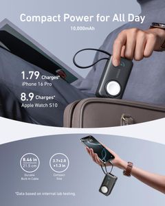 Anker MagGo 10000mAh Power Bank – Portable Magnetic Charger