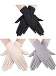 3 Pairs Women Sun Protective Gloves