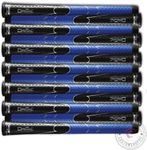 Set of 9 BRAND NEW Winn DriTac Midsize AVS Black Blue Golf Grip - Dri-Tac! by Winn