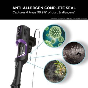 Shark Corded Stick Vacuum – Lightweight, Purple