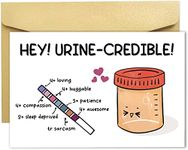 Spercy Funny Thank You Card, Hilarious Thank You Card for Doctor, Nurse, Urologist, Nephrologist, Healthcare Worker, Urine Pun Appreciation Card