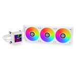 Lian Li Galahad II LCD SL-INF 360 RGB CPU Liquid Cooler/AIO with Infinity Fan- |White | Support Intel: LGA 1700/1200 / 115x AMD: AM5 / AM4