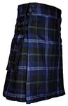 UT Kilts Men's Standard Tartan Utility Kilt, Modern Scottish Kilt for Everyday Wear, Tactical Kilts Adjustable Hip Straps, Passion of Scotland, 46 Regular