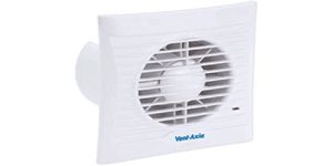 Vent Axia Silhouette 100T Bathroom / Toilet Extractor Fan with Timer. Model Number: 454056B