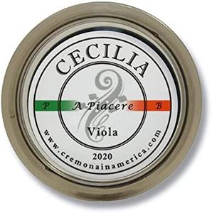 CECILIA ‘A Piacere’ Rosin for Viola, Rosin Specially Formulated Viola Rosin for Viola Bows (MINI (Half Cake))