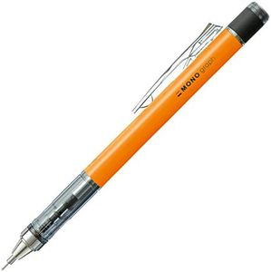 Tombow Mechanical Pencil, Monograph 0.5mm, Neon Orange (DPA-134D)