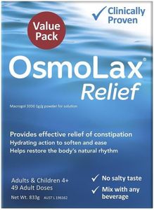 OsmoLax Relief Osmotic Laxative 49 Doses Powder 833 g