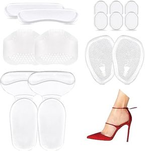 14 Pièces Coussinets de Talon Haut, Scettar Coussinets Plantaires Semelles Silicone, Empiècements de Doublure de Talon, Protege Talon Chaussure Soulager la Douleur Plantaire Pour Homme et Femme