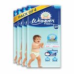 Wowper Baby Diaper Pants | XXL-128 counts | Wetness Indicator |Anti Rash |up to 12 hrs Absorption |15-25 Kg | Super Soft Diapers