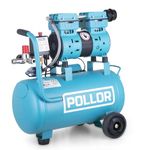 Low Noise Oilless Air Compressor Silent Oil Free Portable, 8 BAR 115psi (24L)