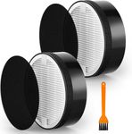 2-Pack Replacement Filter Compatible with Levoit LV-H132 & LV-H132-RF Air Purifier, H13 True HEPA Filter and Activated Carbon Pre-Filters, 3-in-1 High-Efficiency Filtration System