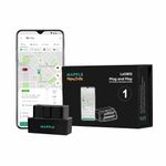 Mappls MapmyIndia LxOB12 GPS Tracker for Cars | Free 1 Year Subscription, Plug and Play Device, Live Location Data, Trip & Drive Data, Safety alerts |