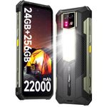 Ulefone Armor 24 Rugged Smartphone,22000mAh Battery Camping Light, 24GB RAM +256GB ROM, 6.78" FHD+120Hz Scree, Android 13 Rugged Smartphone