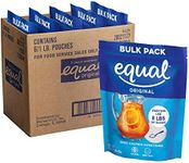 EQUAL 0 Calorie Sweetener, Granulated Sweetener, Sugar Substitute, Zero Calorie Sugar Alternative, Sugar Alternative, 1 Pound Bulk Bag (Pack of 6)