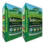 TOPLINE Westland Child & Pet Friendly Safelawn - Pack of 2 x 150sq.m Natural All In One Safe Lawn Feed Grass Seeds 5.25kg with Topline Card. Lawn Food is Super Durable & Fast to Grow!